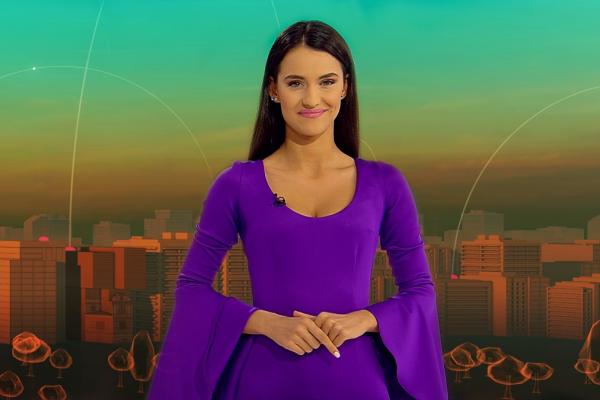 Prezentatoarea Horoscopului, Rosse, în platoul Observator
