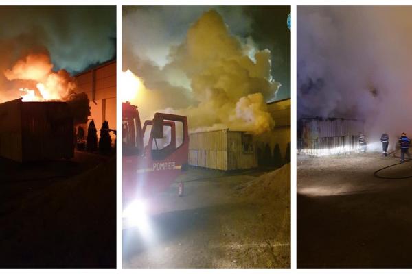 Din fericire incendiul din Satu Mare nu s-a soldat cu victime