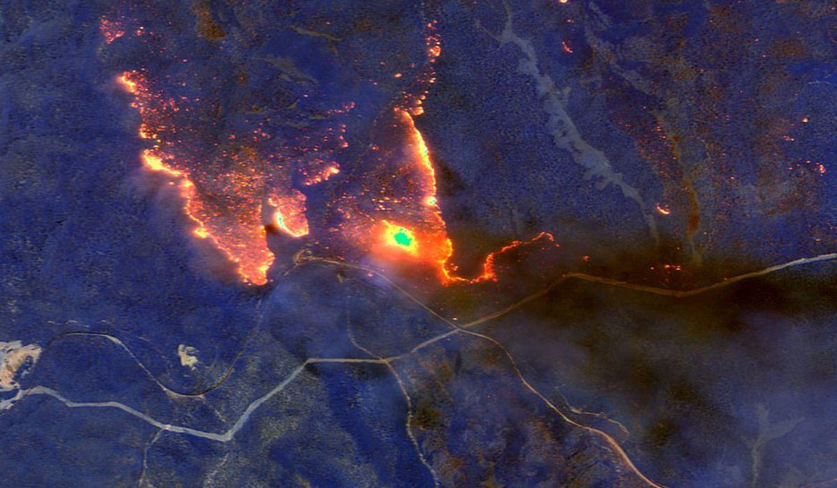 Imagini surprinse din spaţiu cu uriaşele incendii din Australia