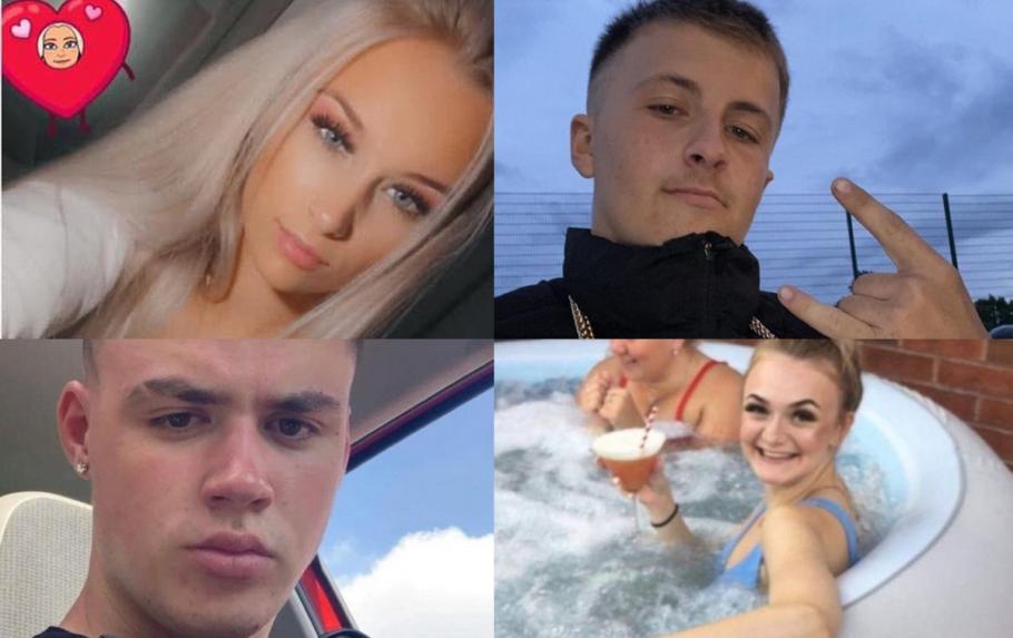 Izzie Floyd, Nathan Cartwright, Josh Parkes şi Lucy Tibbetts Tinerii aveau vârstele cuprinse între 16 şi 21 de ani