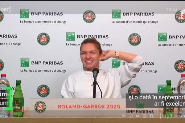 Halep e in mare forma si viseaza sa joace iar cu trofeul pe masa la Roland Garros!