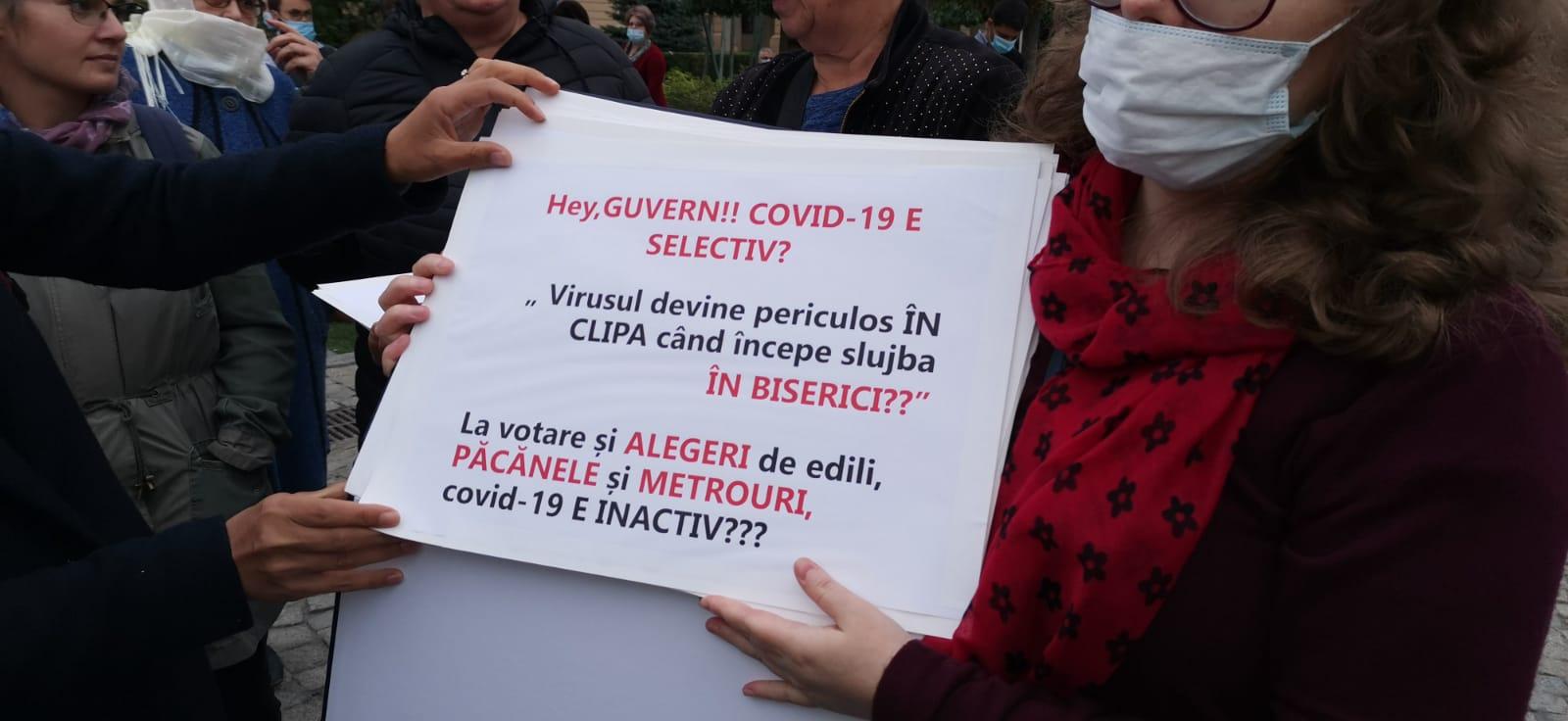 Protest la moaștele Sfintei Parascheva