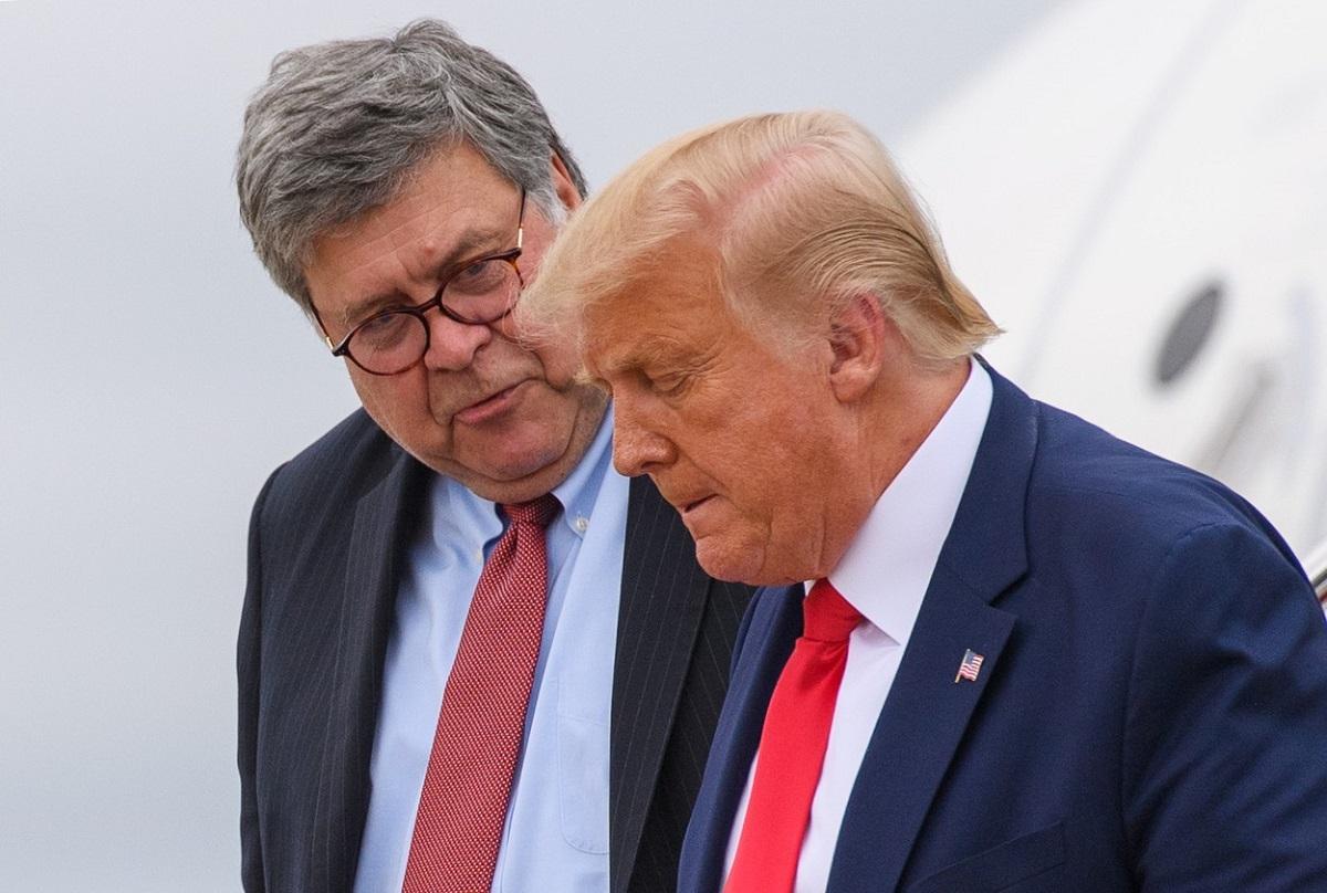 William Barr, alături de Donald Trump William Barr, alături de Donald Trump