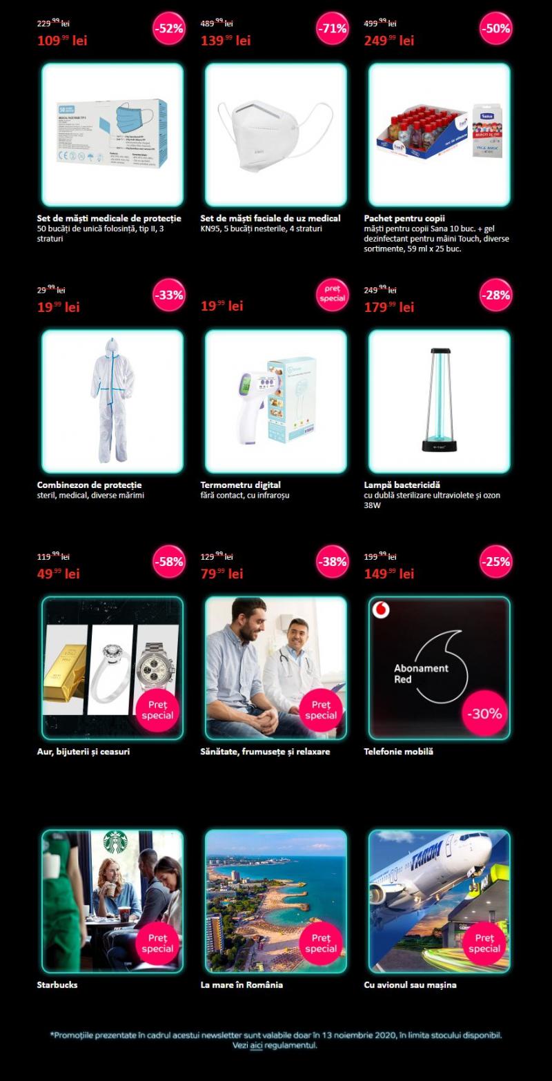 Catalogul eMAG, care conține o parte dintre reducerile din acest an de Black Friday