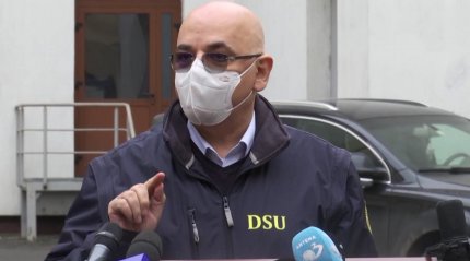 Raed Arafat face declarații de presă la Sibiu