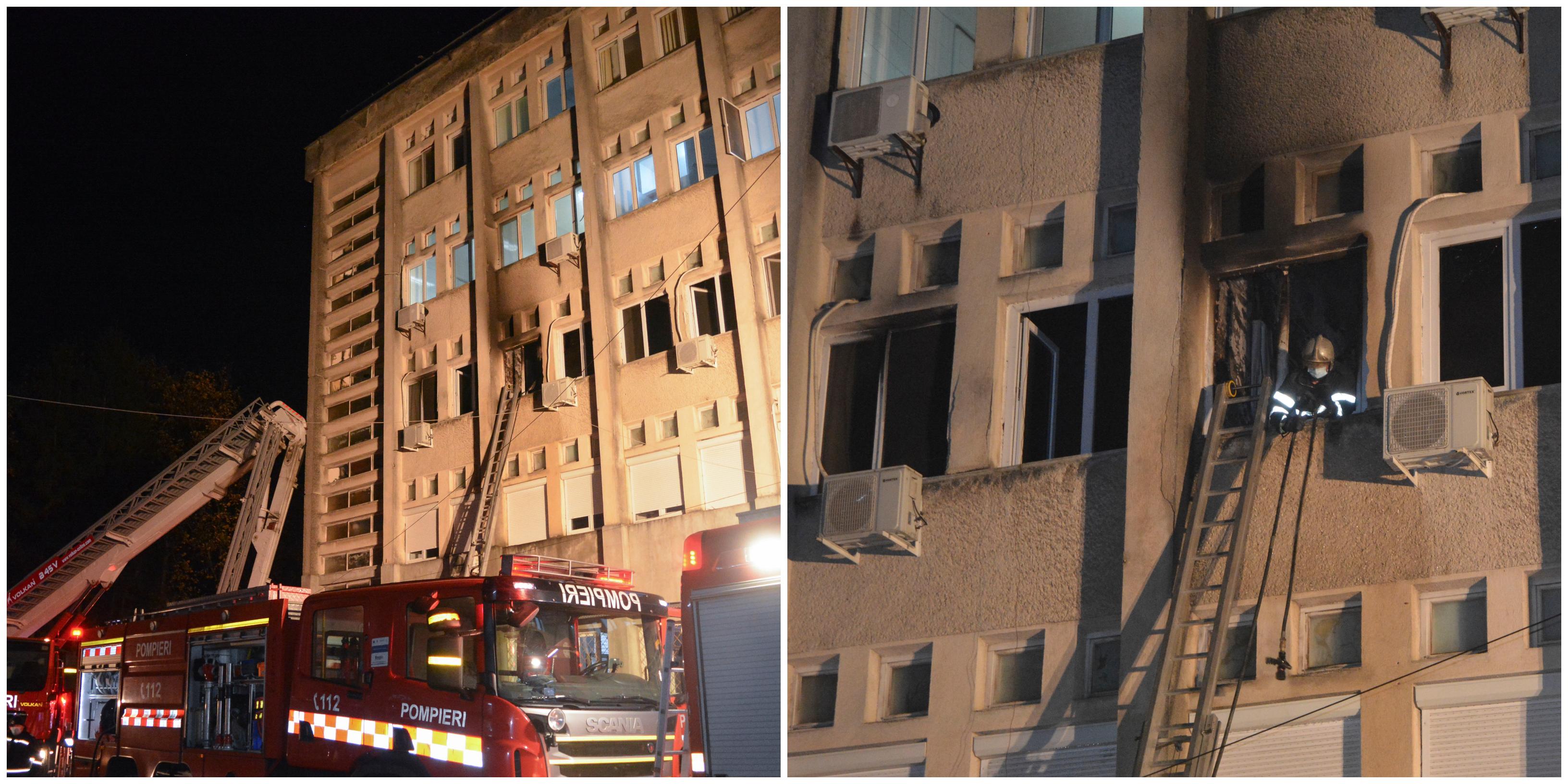 10 persoane au murit în incendiul de la Spitalul din Piatra Neamț