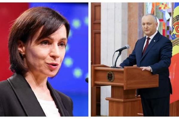 Maia Sandu a câștigat primul tur de scrutin al alegerilor prezidențiale