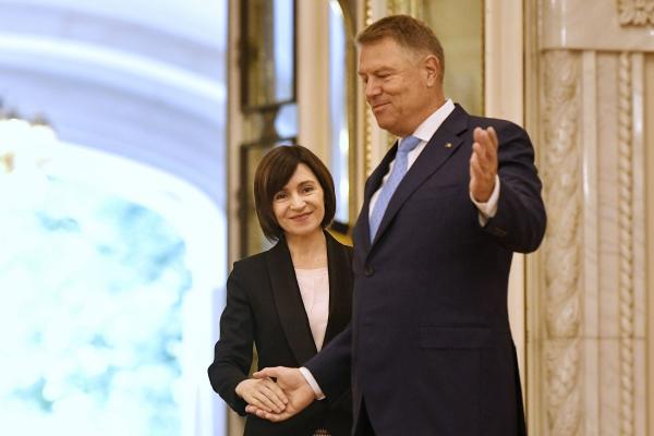 Klaus Iohannis și Maia Sandu