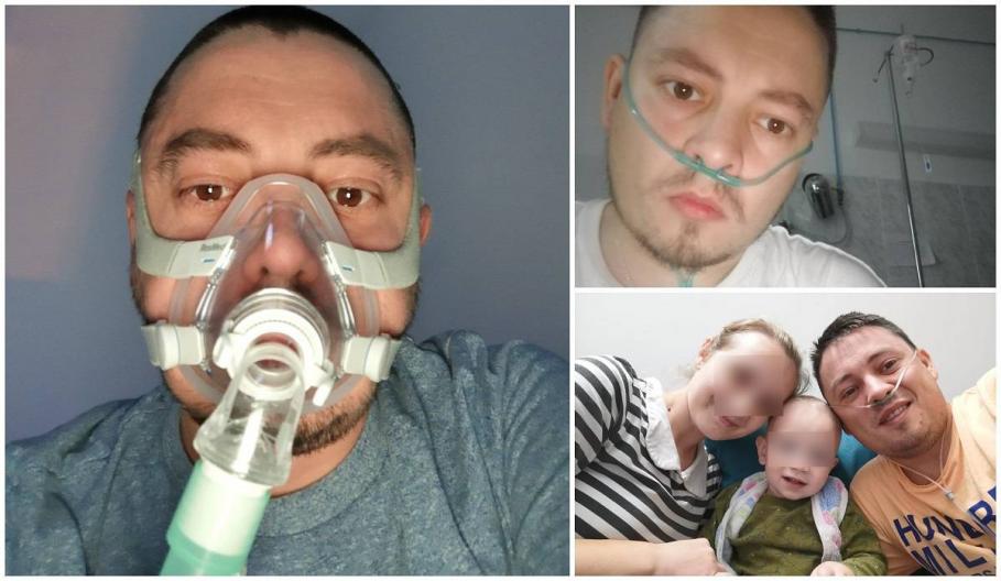 Ionuț Anghel, alături de Matei, fiul lui, și soție Ionuț Anghel a murit așteptând transplantul pulmonar