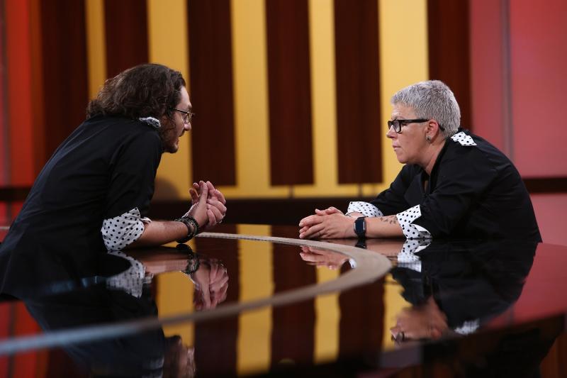 Chef Florin Dumitrescu, alături de Cristina Raiu, concurenta care a părăsit sezonul 8 în 16 noiembrie