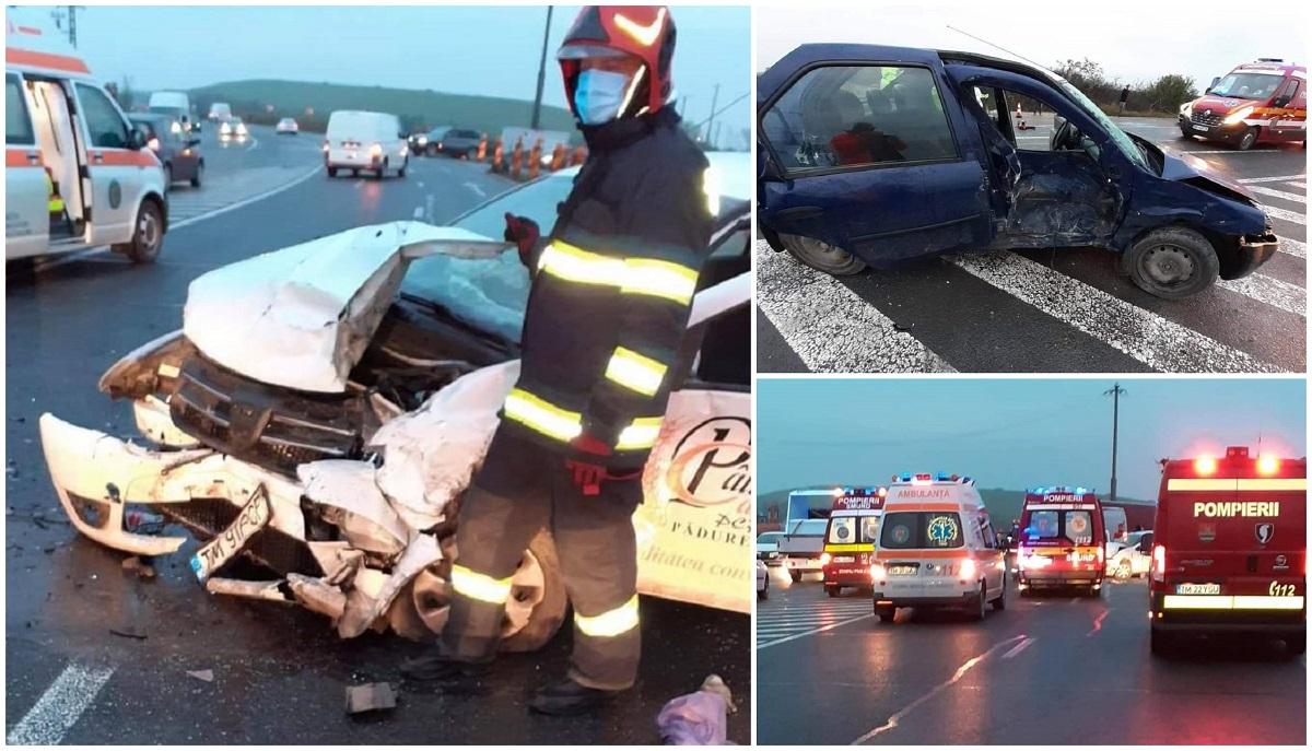 Accident teribil la ieșirea din Timișoara spre Șag