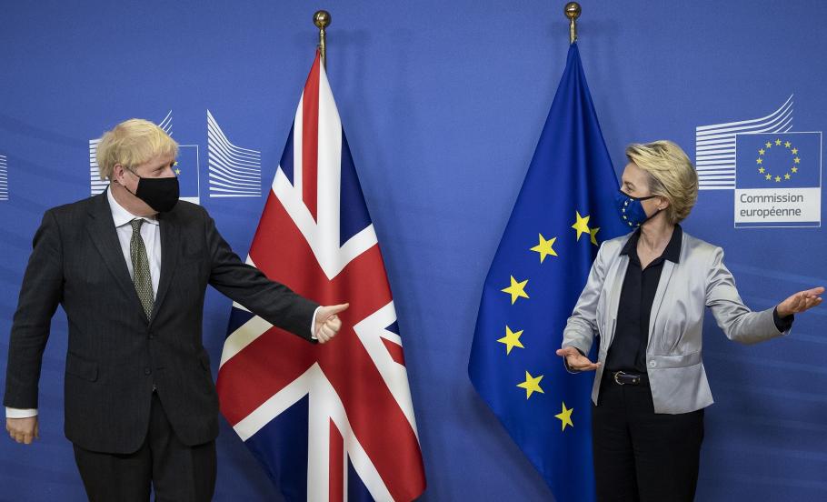 Boris Johnson și Ursula von der Leyen Boris Johnson și Ursula von der Leyen