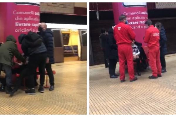 Incidentul de la metrou s-a produs în staţia Piaţa Unirii 1