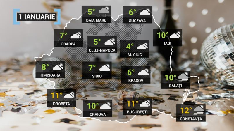 prognoza meteo 1 ianuarie prognoza meteo 1 ianuarie