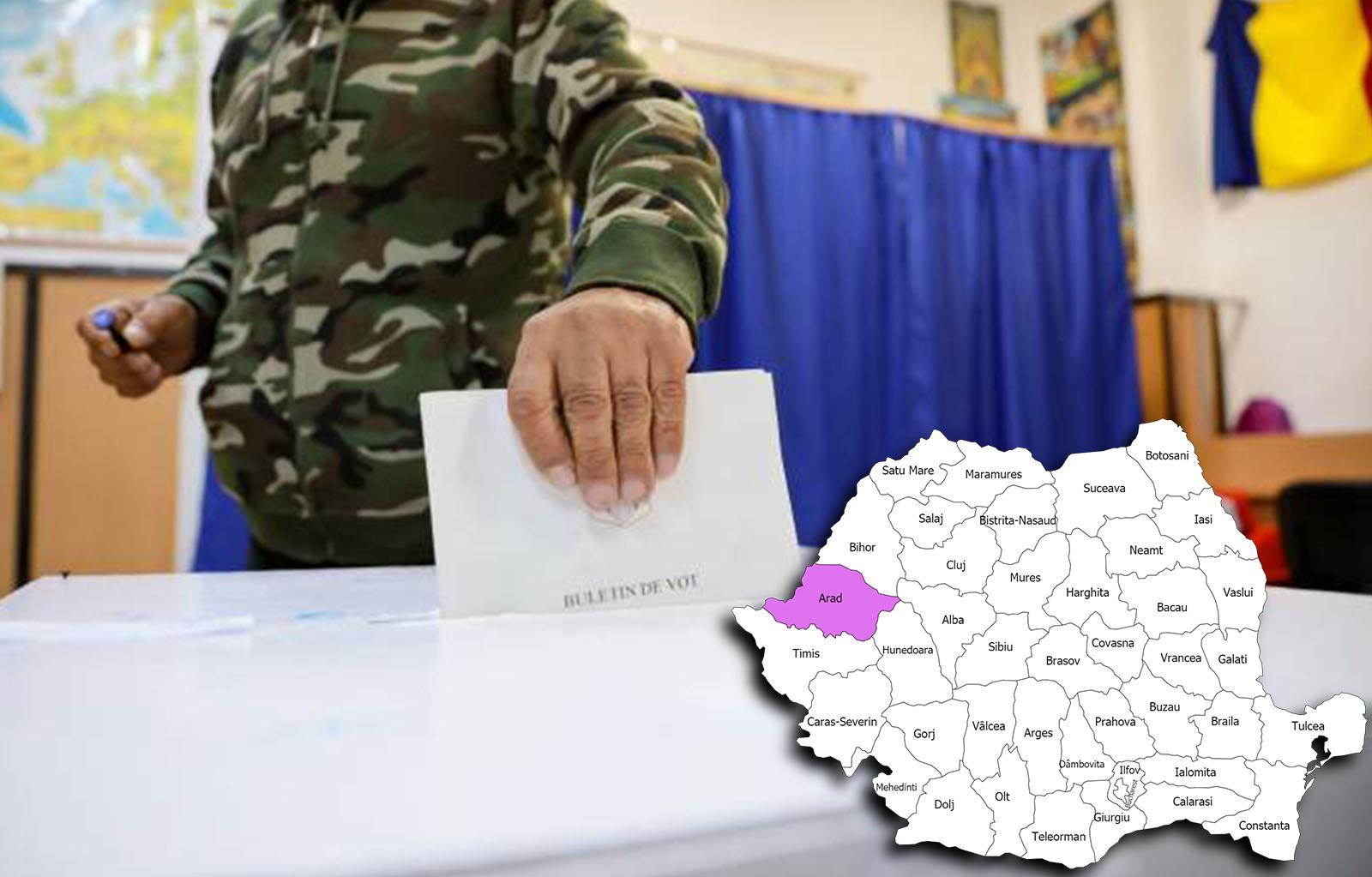Rezultate alegeri parlamentare 2020 în județul Arad. Cine câștigă alegerile pentru Senat și Camera Deputaților
