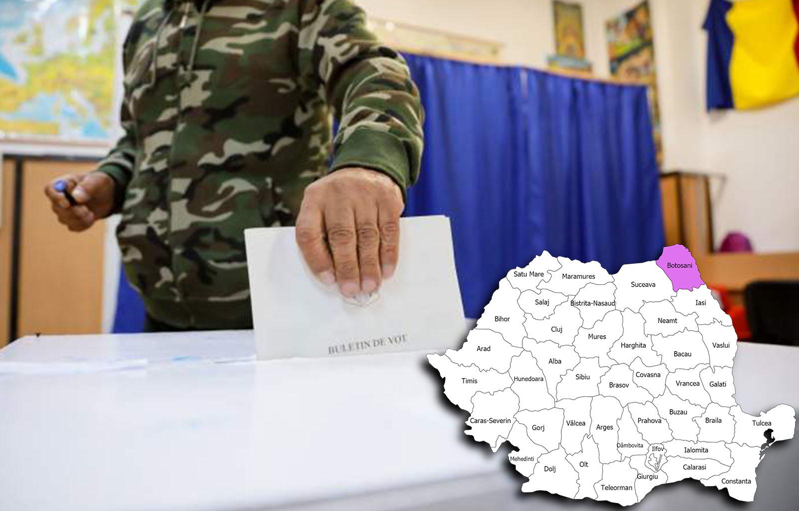 Rezultate alegeri parlamentare 2020 în județul Botoșani. Cine câștigă alegerile pentru Senat și Camera Deputaților