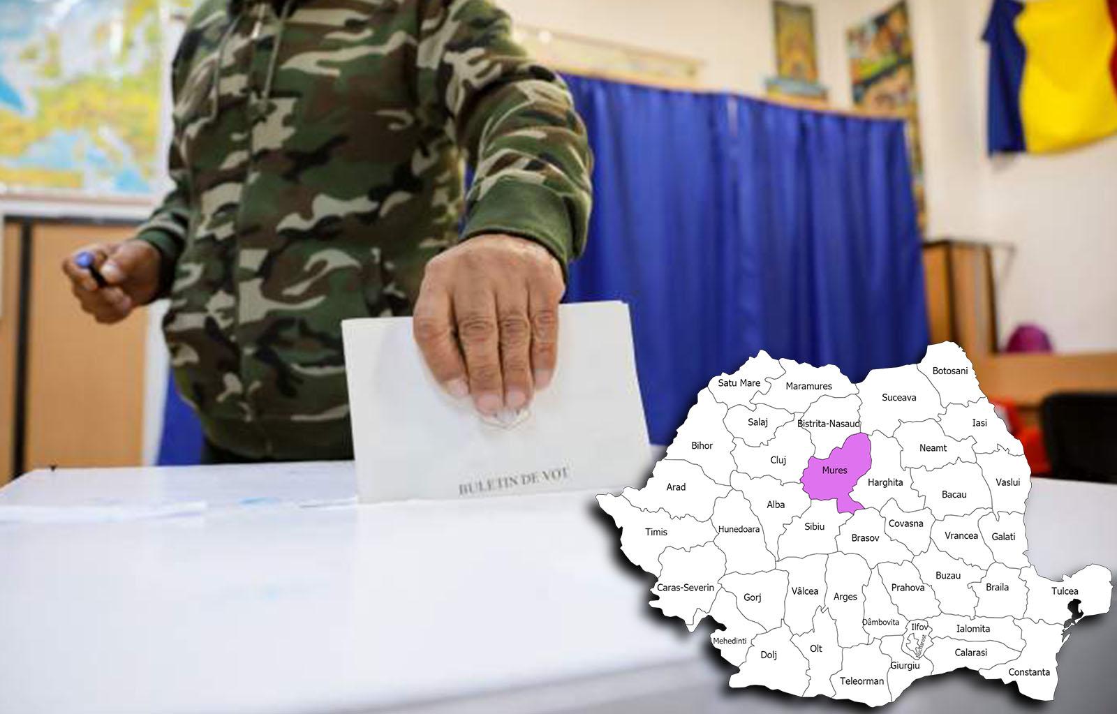 Rezultate alegeri parlamentare 2020 în județul Mureș. Cine câștigă alegerile pentru Senat și Camera Deputaților