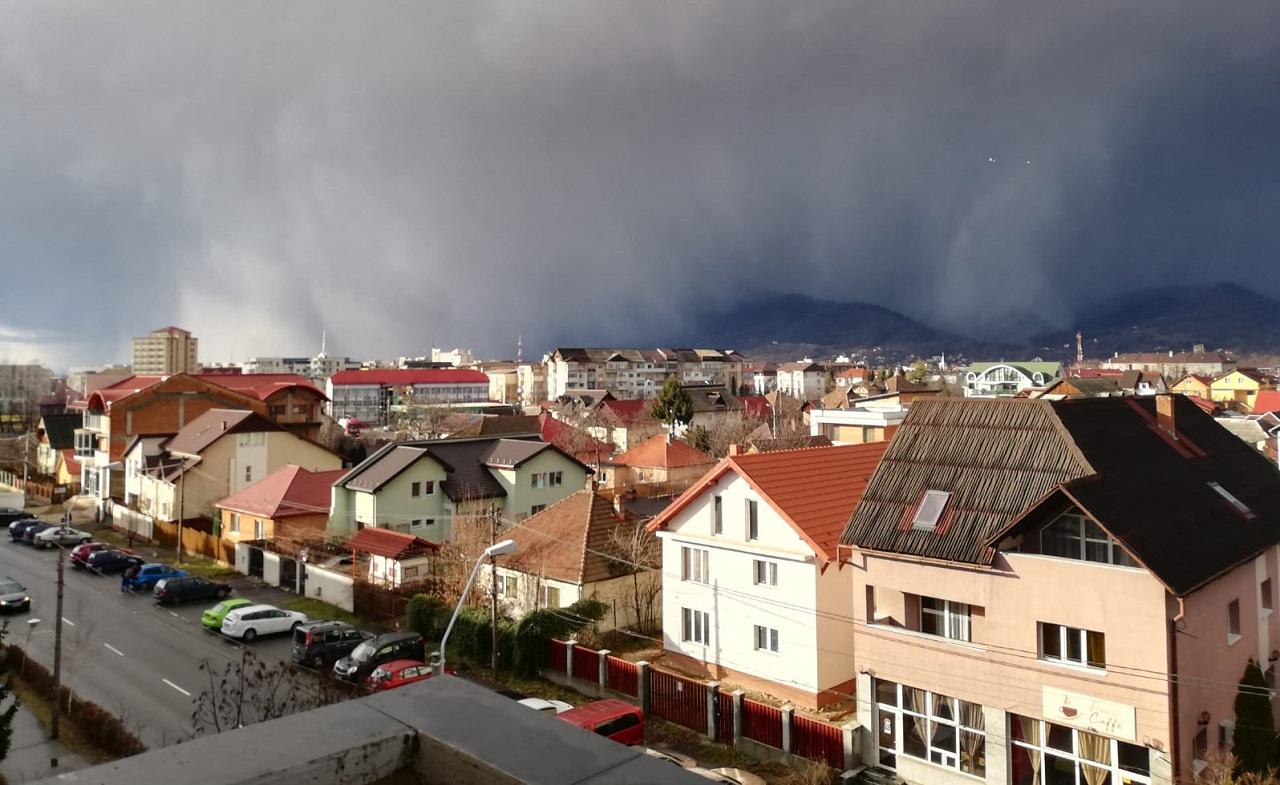 Furtuna înfiorătoare în Baia Mare