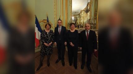 Ambasadorul Luca Niculescu la ceremonia dedicată astronomului Nicolae Doinici