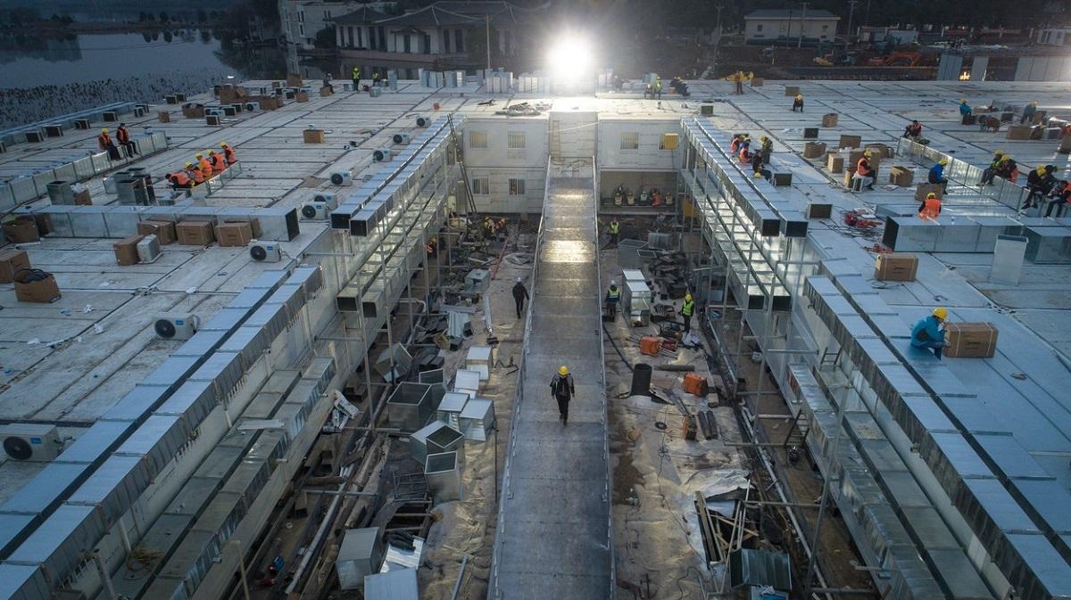 Conform planului, construcția spitalului va fi finalizată pe 2 februarie