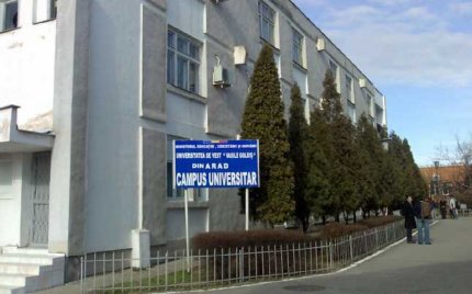 Cursurile Universității de Vest Vasile Goldiș din Arad au fost suspendate preventiv