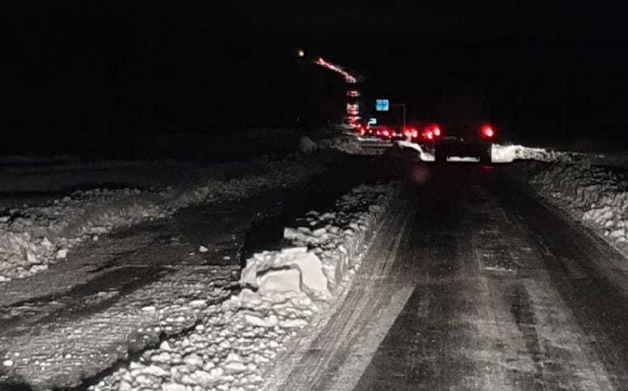 Convoi în Constanța Convoi de doi kilometri în Constanța. 80 de TIR-uri și 40 de mașini, escortate de poliție