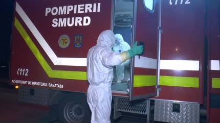 Medici de la SMURD intervin la caz de coronavirus