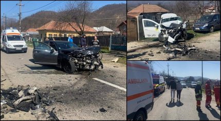 Patru persoane au fost rănite în accidentul din Dăești