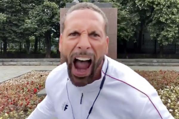 Rio Ferdinand strigă la cineva