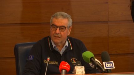 Angelo Borelli într-o conferință de presă despre bilanțul de coronavirus în Italia