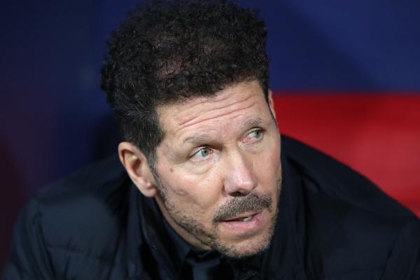 Diego Simeone, în timpul unui meci
