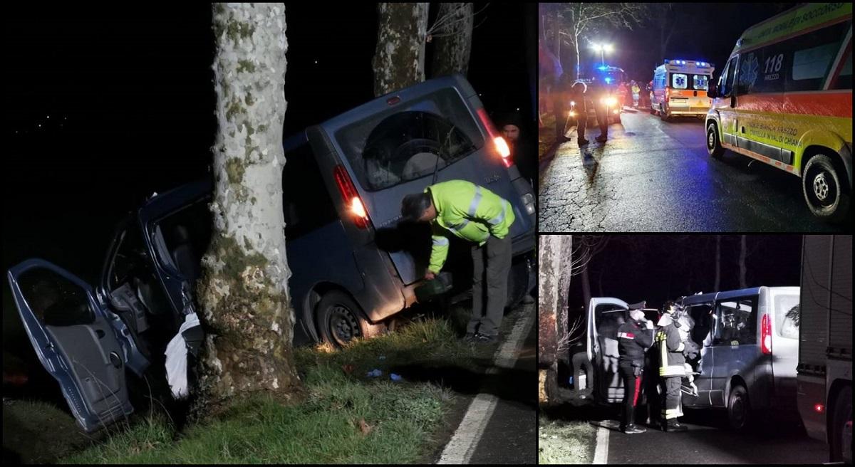 Accident cumplit provocat de o şoferiţă româncă în Valdichiana, Cortona, o comună în Provincia Arezzo, Italia