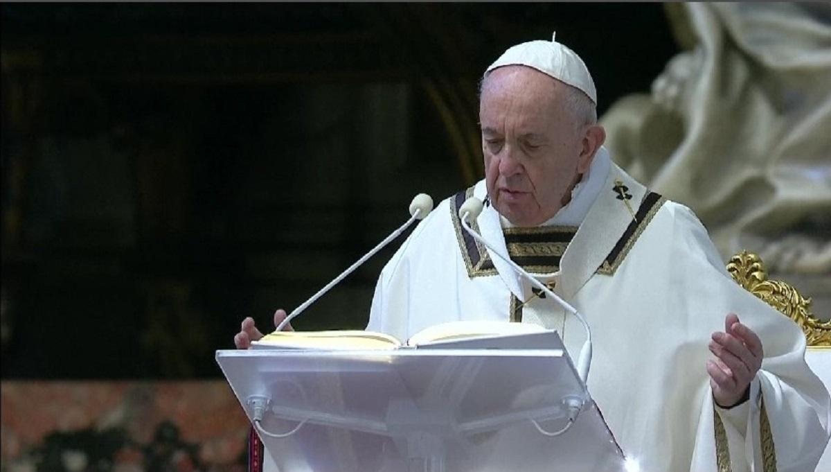 Papa Francisc la slujba de Paște