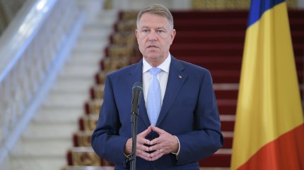 Klaus Iohannis în declarații de presă la Palatul Cotroceni