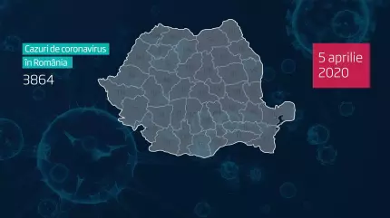 Harta României Harta județelor României cu cazuri de coronavirus