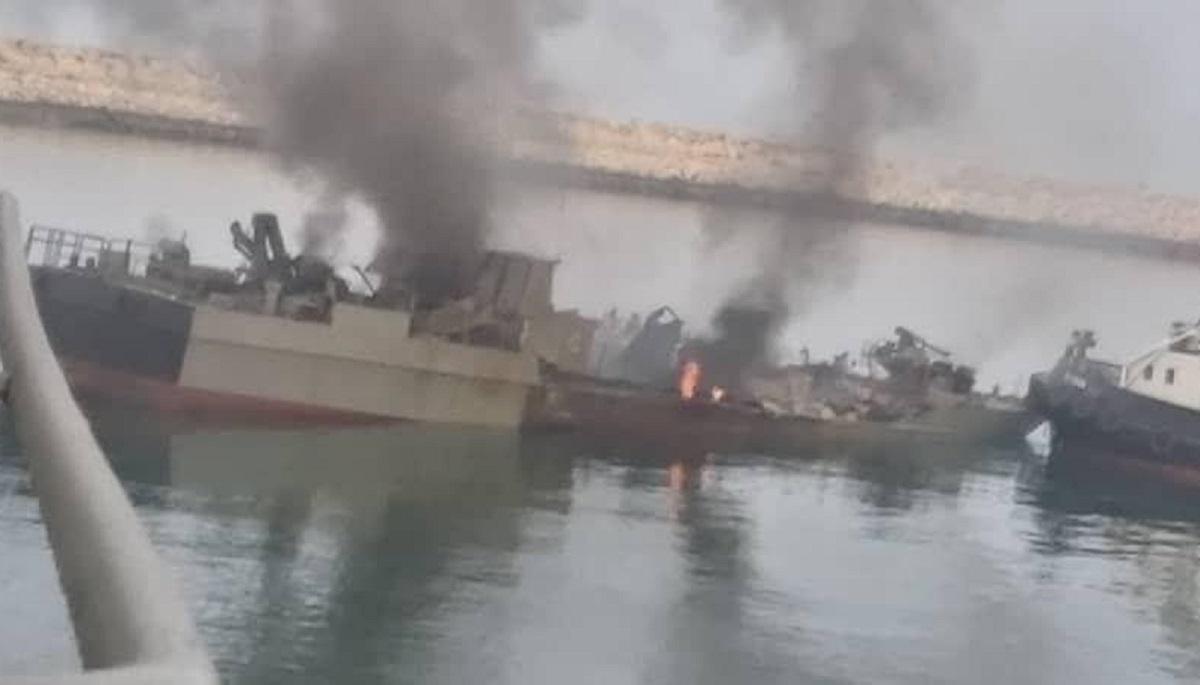 Fregată scufundată în Iran