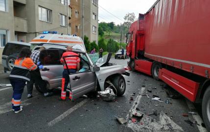 Accident grav pe Calea Timișoarei, în Reșița