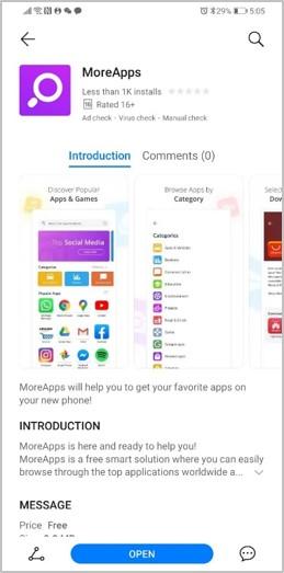 MoreApps pe Huawei AppGallery