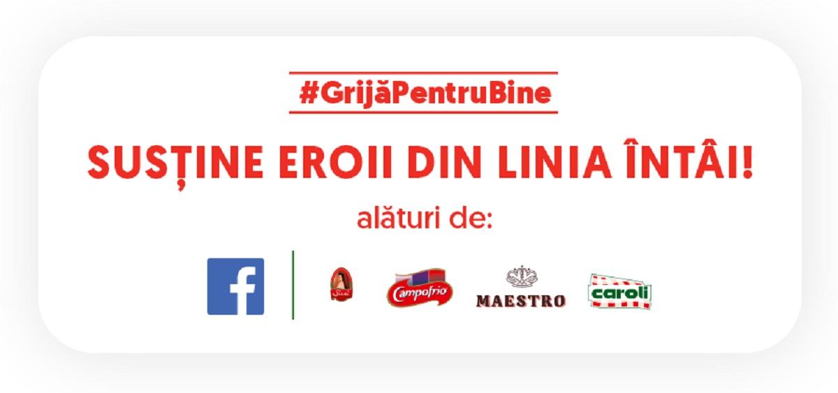 Caroli Foods susține eroii din linia întâi