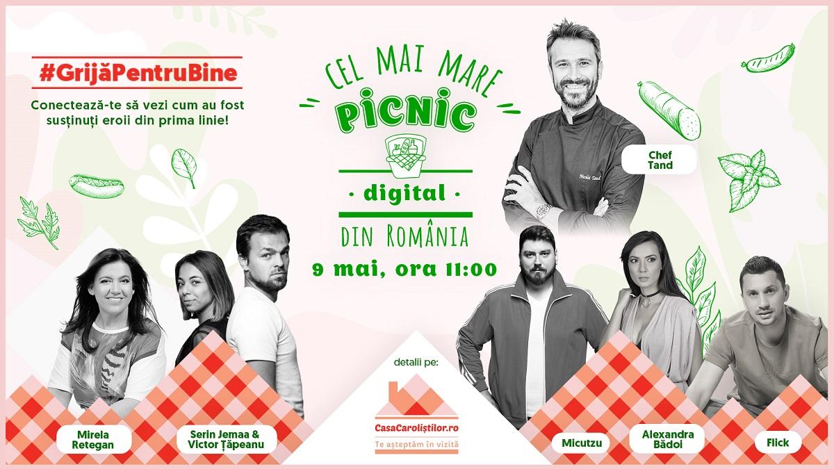 Caroli Foods susține eroii din linia întâi