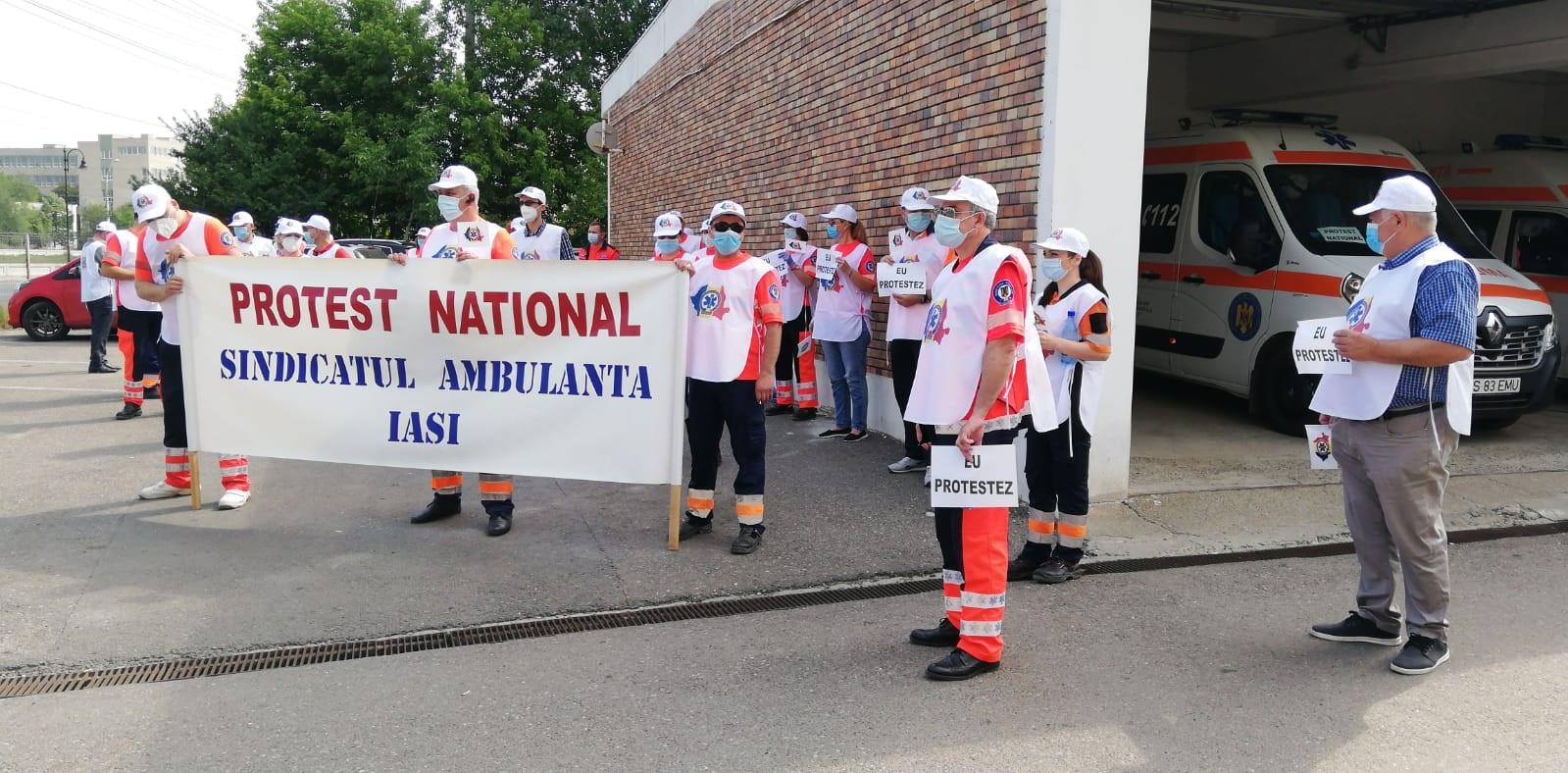 Protest al ambulanțierilor