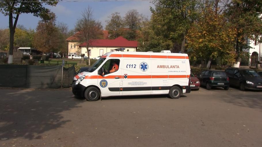 Ambulanță Amlanță în misiune