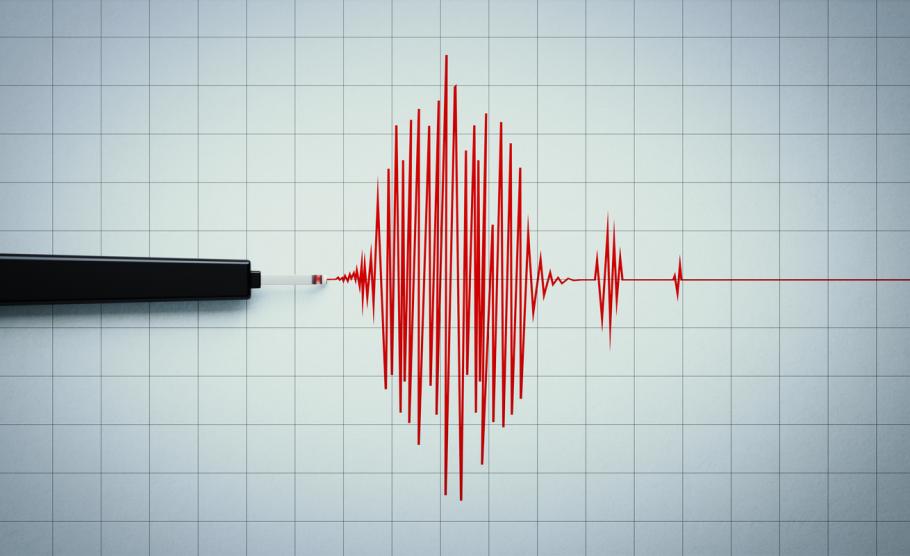 Seismograf Seismograf indică producerea unui cutremur