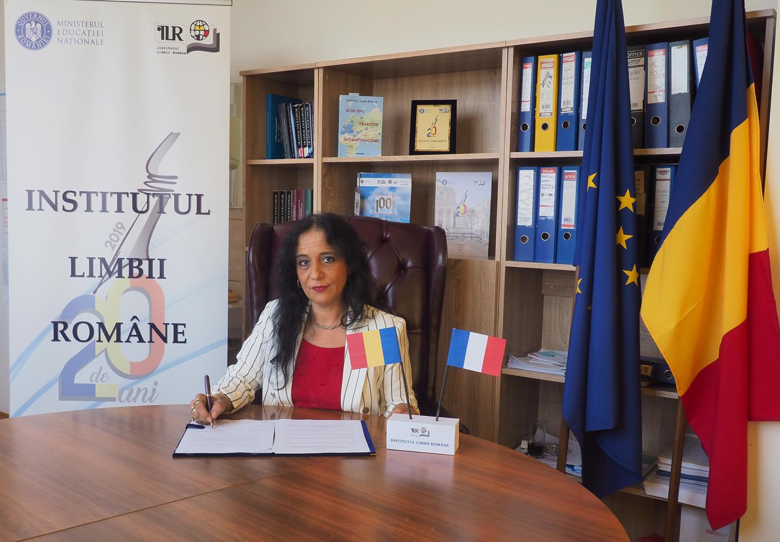 Daiana-Theodora Cuibus semnează acordul pentru organizarea cursului