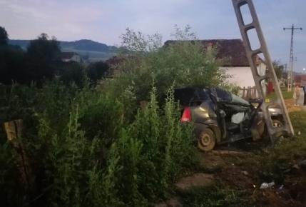 Un tânăr de 19 ani din Copșa Mare s-a urcat beat la volan și a provocat un accident mortal