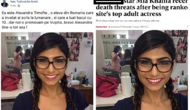 Consilier local din Câmpia Turzii, poză cu Mia Khalifa la postarea ...