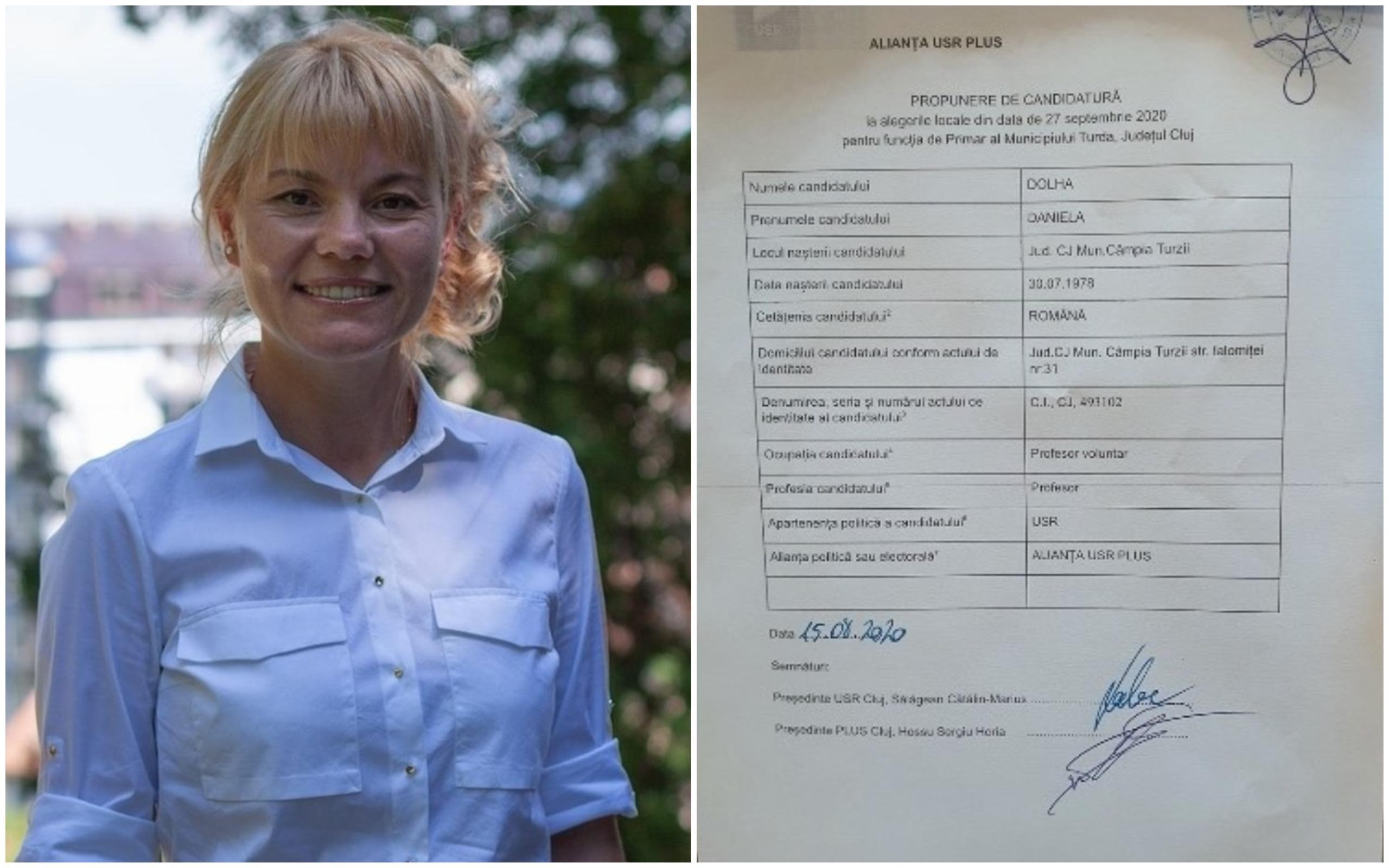 Daniela Dolha la un pas să rateze alegerile după ce a încurcat orașul în care vrea să fie primar Daniela Dolha la un pas să rateze alegerile după ce a încurcat orașul în care vrea să fie primar