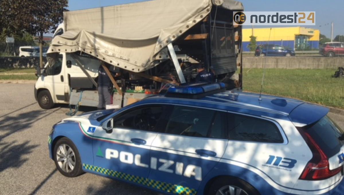 Ciprian incerca să vină în România cu camioneta furată din Milano