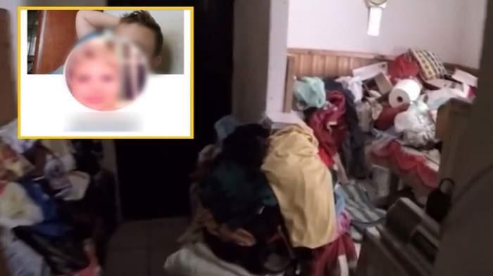 Copil din Dej, cu viermi si muste pe el Copilul găsit în comă la Dej, cu răni acoperite de viermi și muște, a murit