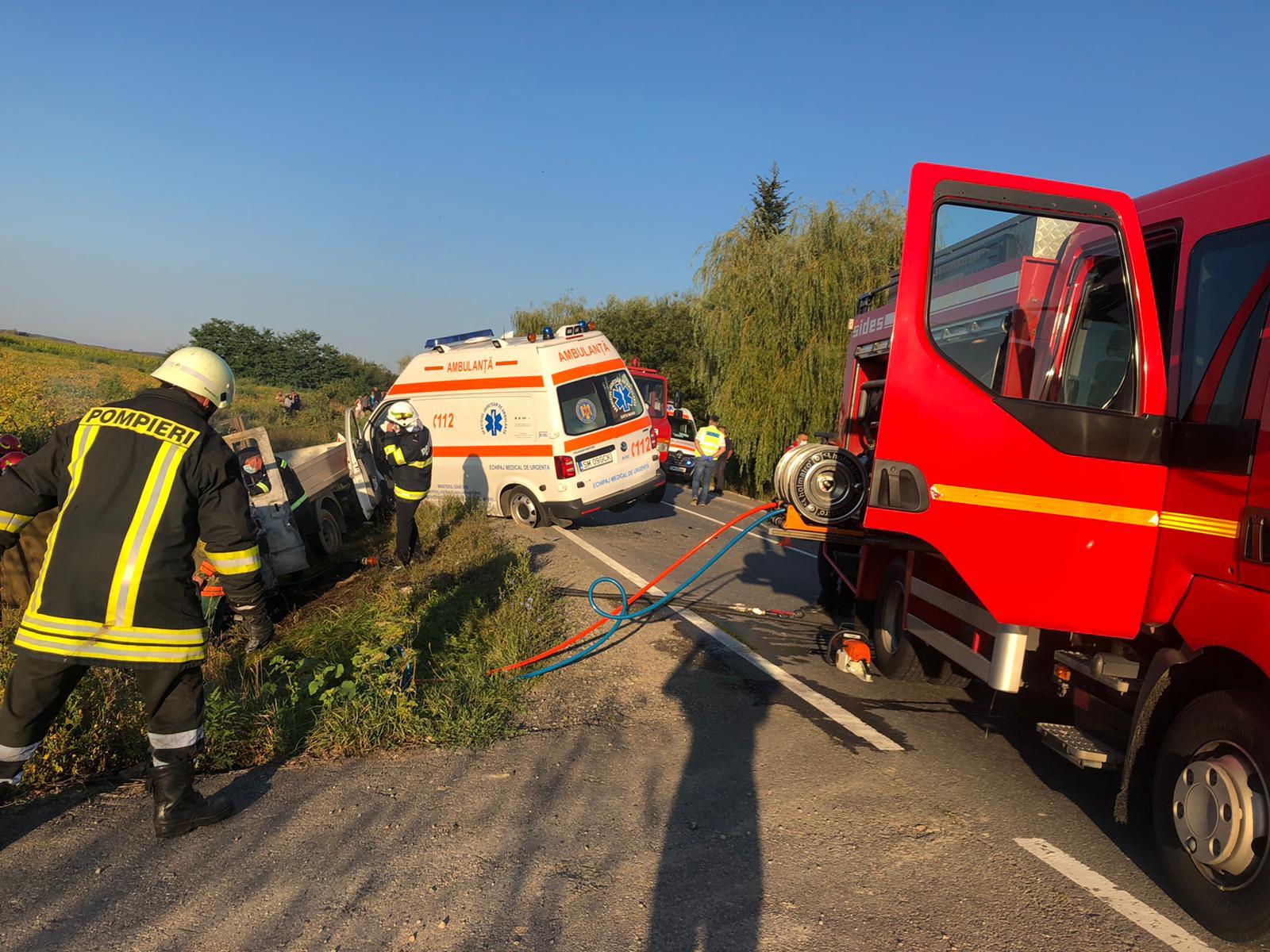 Un asistent medical a murit în accidentul din Satu Mare